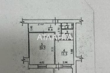 1-комнатная квартира по адресу ул. Нищинского (площадь 47,1 м²) - Atlanta.ua - фото 20