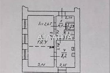 2-кімнатна квартира за адресою вул. Південна (площа 36 м²) - Atlanta.ua - фото 17