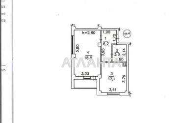 1-room apartment apartment by the address st. Novoselov (area 42 m²) - Atlanta.ua - photo 7