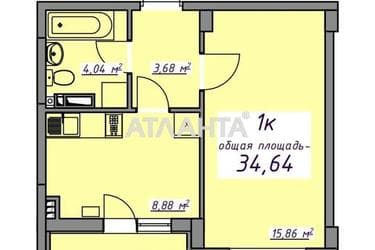 1-кімнатна квартира за адресою вул. Торгова (площа 34 м²) - Atlanta.ua - фото 15