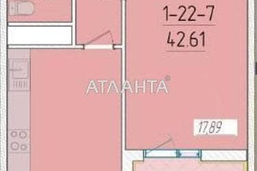 1-room apartment apartment by the address st. Krasnova (area 41,7 m²) - Atlanta.ua - photo 18
