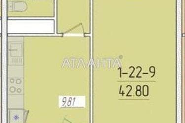 1-room apartment apartment by the address st. Krasnova (area 41,8 m²) - Atlanta.ua - photo 20
