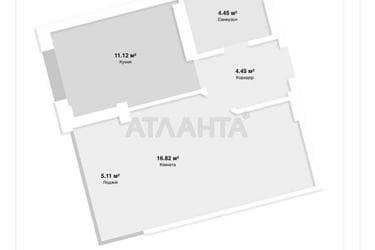 1-кімнатна квартира за адресою вул. Бочарова ген. (площа 39,5 м²) - Atlanta.ua - фото 12