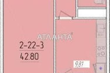 1-room apartment apartment by the address st. Krasnova (area 42 m²) - Atlanta.ua - photo 18