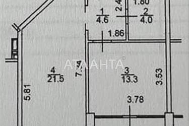 1-room apartment apartment by the address st. Frantsuzskiy bul Proletarskiy bul (area 46,1 m²) - Atlanta.ua - photo 22