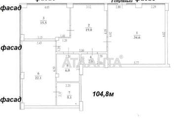 1-room apartment apartment by the address st. Bocharova gen (area 105 m²) - Atlanta.ua - photo 22
