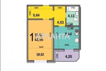 1-кімнатна квартира за адресою вул. Ломоносова (площа 43 м²) - Atlanta.ua - фото 28
