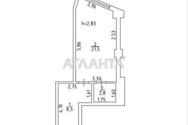 1-room apartment apartment by the address st. Morekhodnyy per (area 34 m²) - Atlanta.ua - photo 22