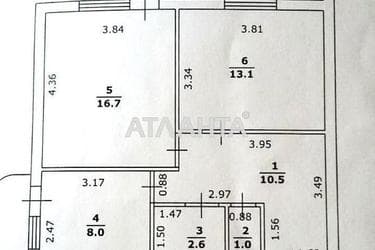 2-rooms apartment apartment by the address st. Dnepropetr dor Semena Paliya (area 56 m²) - Atlanta.ua - photo 36