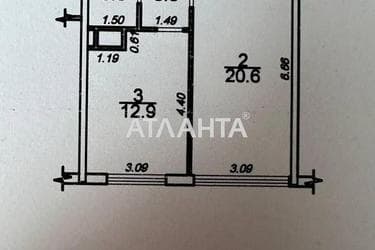1-room apartment apartment by the address st. Zhemchuzhnaya (area 41,1 m²) - Atlanta.ua - photo 34