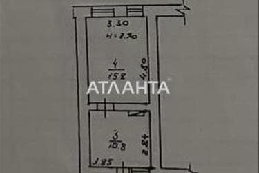 2-rooms apartment apartment by the address st. Lomanyy per (area 32 m²) - Atlanta.ua - photo 34