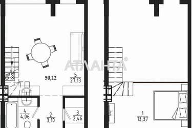 1-room apartment apartment by the address st. Chekhova (area 50,1 m²) - Atlanta.ua - photo 8