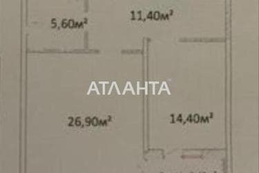 1-room apartment apartment by the address st. Gagarina (area 60,2 m²) - Atlanta.ua - photo 16