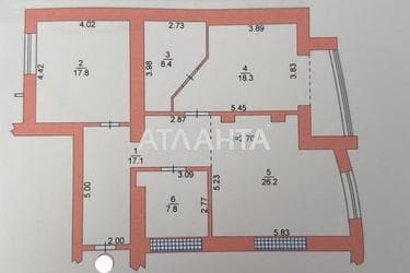 2-rooms apartment apartment by the address st. Parusnaya Geroev Stalingrada (area 225 m²) - Atlanta.ua - photo 22
