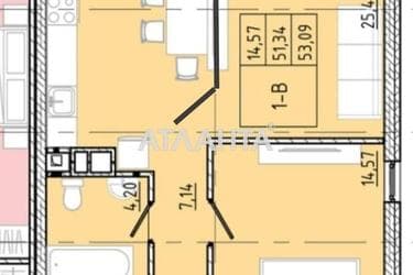 2-rooms apartment apartment by the address st. Franko Ivana (area 53,1 m²) - Atlanta.ua - photo 14