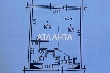 1-кімнатна квартира за адресою вул. Каманіна (площа 43 м²) - Atlanta.ua - фото 76