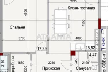 1-room apartment apartment by the address st. Dachnaya (area 54 m²) - Atlanta.ua - photo 16