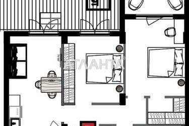 2-rooms apartment apartment by the address st. Marselskaya (area 65,7 m²) - Atlanta.ua - photo 8