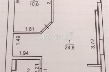1-room apartment apartment by the address st. Dolgaya (area 40,3 m²) - Atlanta.ua - photo 14