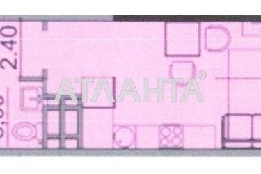 1-room apartment apartment by the address st. Kosvennaya Vegera (area 21,4 m²) - Atlanta.ua - photo 11