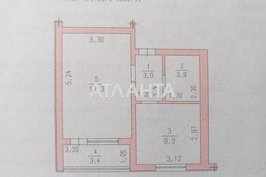 1-room apartment apartment by the address st. Tramvaynaya (area 37 m²) - Atlanta.ua - photo 32