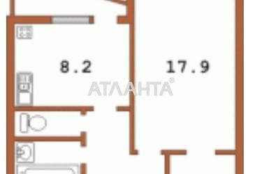 1-комнатная квартира по адресу ул. Пер Березняковская (площадь 34,3 м²) - Atlanta.ua - фото 39