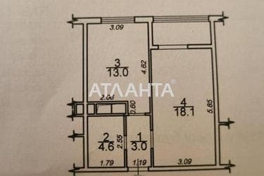 1-кімнатна квартира за адресою вул. Сахарова (площа 43 м²) - Atlanta.ua - фото 16
