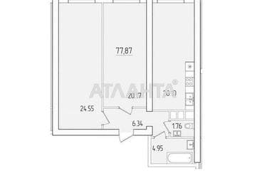 2-rooms apartment apartment by the address st. Krasnova (area 77,9 m²) - Atlanta.ua - photo 9