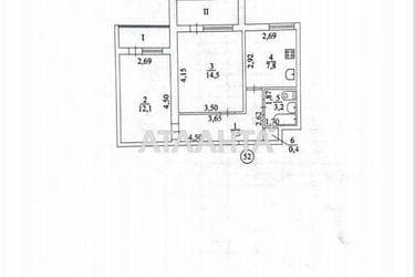 2-rooms apartment apartment (area 52,2 m²) - Atlanta.ua - photo 34
