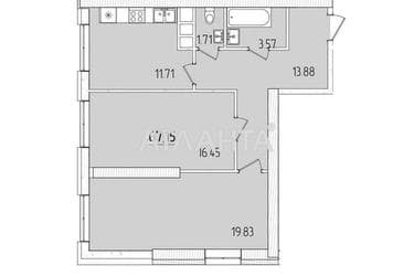 2-rooms apartment apartment by the address st. Krasnova (area 67,2 m²) - Atlanta.ua - photo 12