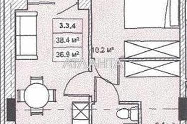 1-room apartment apartment by the address st. Bocharova gen (area 38,3 m²) - Atlanta.ua - photo 7