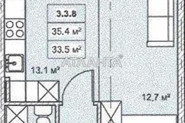 1-room apartment apartment by the address st. Bocharova gen (area 35,3 m²) - Atlanta.ua - photo 7