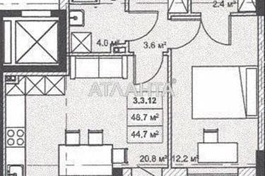 1-room apartment apartment by the address st. Bocharova gen (area 46 m²) - Atlanta.ua - photo 7
