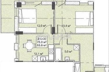 2-rooms apartment apartment by the address st. Bocharova gen (area 63,8 m²) - Atlanta.ua - photo 8