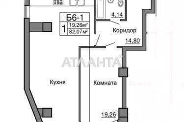 1-кімнатна квартира за адресою Морехідний пров. (площа 86 м²) - Atlanta.ua - фото 12