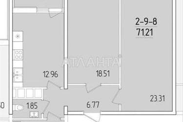 2-rooms apartment apartment by the address st. Krasnova (area 71,2 m²) - Atlanta.ua - photo 8