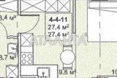1-room apartment apartment by the address st. Bocharova gen (area 28,6 m²) - Atlanta.ua - photo 8