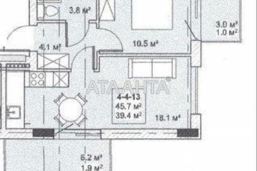 1-room apartment apartment by the address st. Bocharova gen (area 39,9 m²) - Atlanta.ua - photo 8