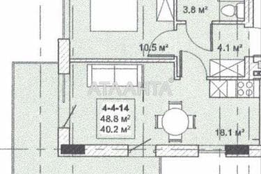 1-room apartment apartment by the address st. Bocharova gen (area 40,2 m²) - Atlanta.ua - photo 8
