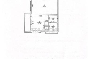 1-кімнатна квартира за адресою вул. Середньофонтанська (площа 39,5 м²) - Atlanta.ua - фото 24