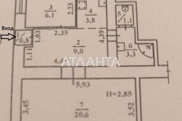 2-кімнатна квартира за адресою Балтська дор. (площа 44,7 м²) - Atlanta.ua - фото 22
