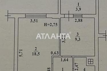 1-room apartment apartment by the address st. Granitnaya (area 39,7 m²) - Atlanta.ua - photo 21