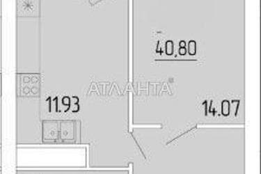 1-кімнатна квартира за адресою вул. Краснова (площа 40,8 м²) - Atlanta.ua - фото 11