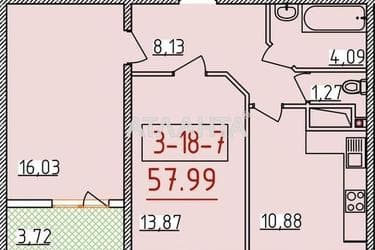 2-кімнатна квартира за адресою вул. Басейна (площа 58,0 м²) - Atlanta.ua - фото 38
