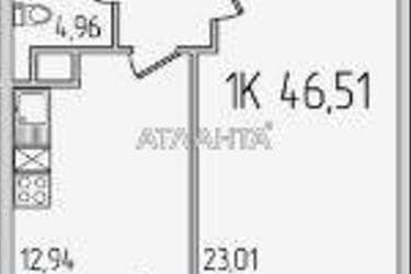 1-room apartment apartment by the address st. Sakharova (area 46,4 m²) - Atlanta.ua - photo 7