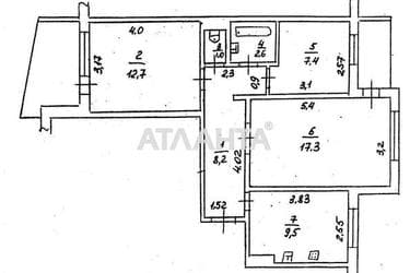 3-кімнатна квартира за адресою вул. Ільфа та Петрова (площа 64 м²) - Atlanta.ua - фото 10