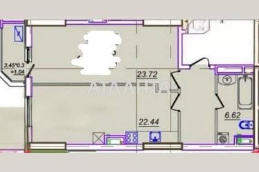 2-rooms apartment apartment by the address st. Genuezskaya (area 62 m²) - Atlanta.ua - photo 13
