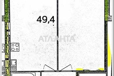 1-room apartment apartment by the address st. Lazurnaya Gaydara bul (area 49,4 m²) - Atlanta.ua - photo 17