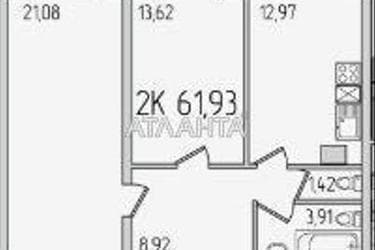 2-rooms apartment apartment by the address st. Sakharova (area 62 m²) - Atlanta.ua - photo 8