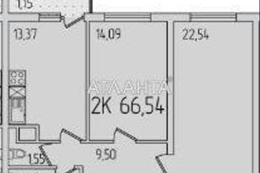 2-кімнатна квартира за адресою вул. Сахарова (площа 66,3 м²) - Atlanta.ua - фото 7